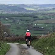 Cycling on Mount Hill