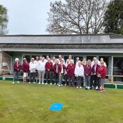 Honiton bowlers open the green