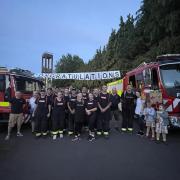 Axminster firefighters trekked from Plymouth to Frome to raise money for a good cause July.