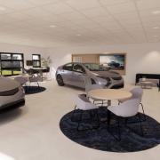 The new BYD showroom in Marsh Barton, Exeter