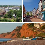 Honiton, Sidmouth and Budleigh Salterton - three of the five towns taking part in Coast & Country