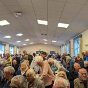 Around 250 campaigners packed Colyford Memorial Hall earlier this month in a bid to save the wing.