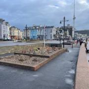 The new bus stop will be located here on Seaton seafront