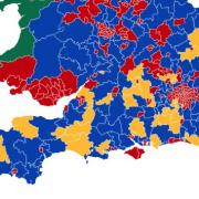 The YouGov map of General Election results