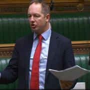 Richard Foord MP speaking in the Commons prior to handing over the petition in January